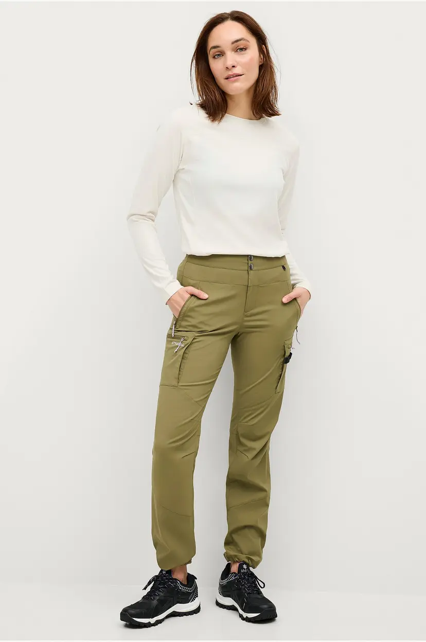Áhkká Turbukser Lightweight Trekking Pants - Grønn