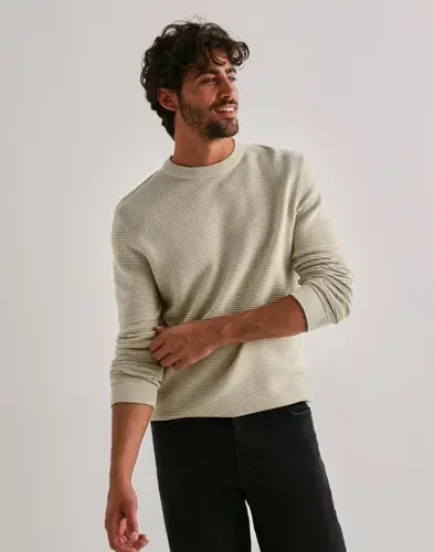 Solid Solid SDValencia knit pullover Strikkegensere Beige