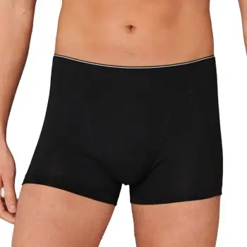 Schiesser Schiesser 95-5 Organic Cotton Shorts Svart økologisk bomull Large Herre