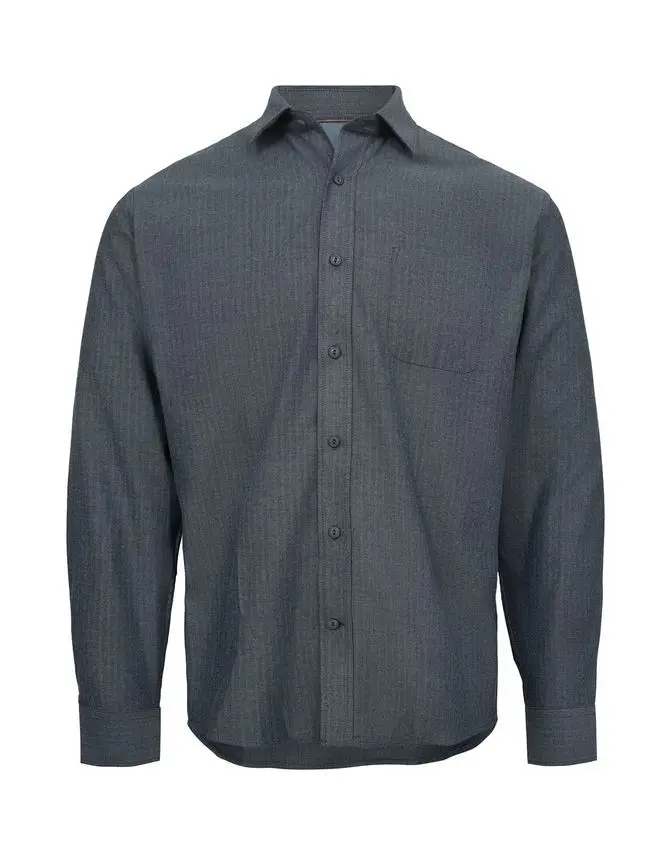 Black Blue Shirt l/s regular fit