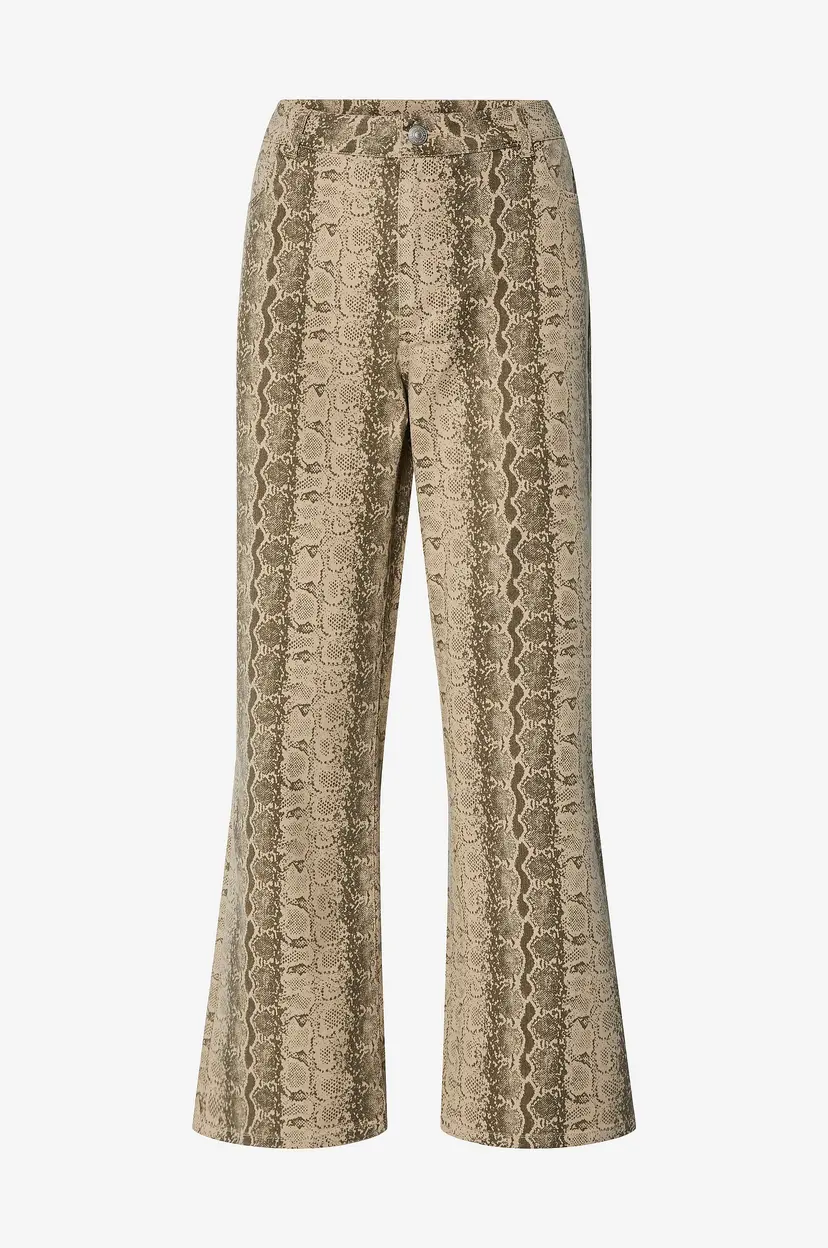 Pieces Jeans pcSalume MW Cropped - Beige