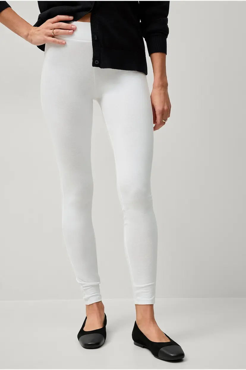 Ellos Collection Leggings med høy midje - Hvit