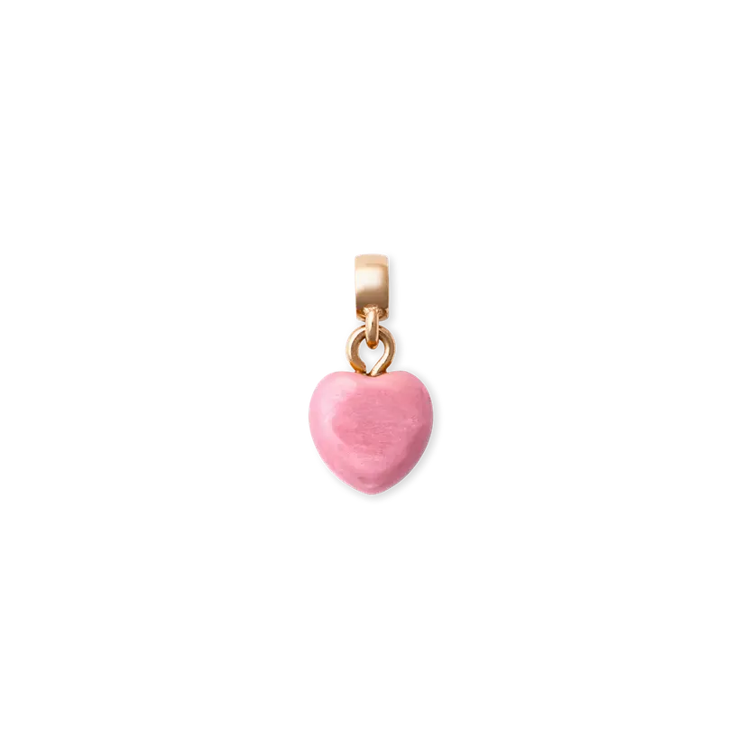Daniel Wellington Rose Gold Charm Rhondonite Heart | DW