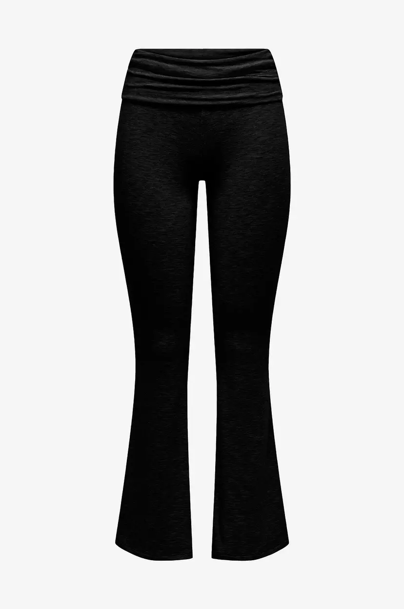ONLY Bukser onlGlamour Fold Down Pant CC Jrs - Svart
