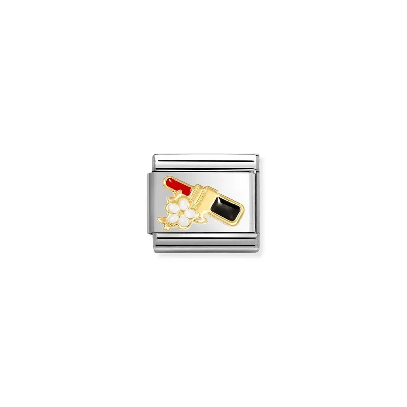 Nomination Lipstick Red w/ Flowers