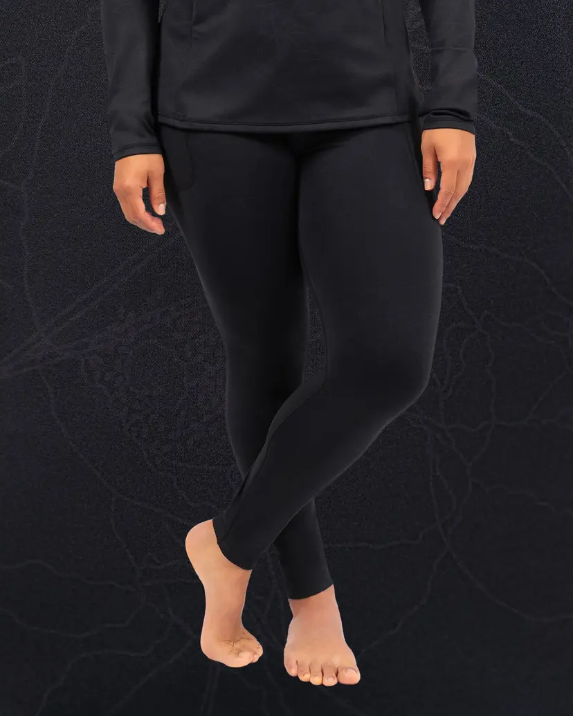 Huabo Signature Dark Botanical Leggings