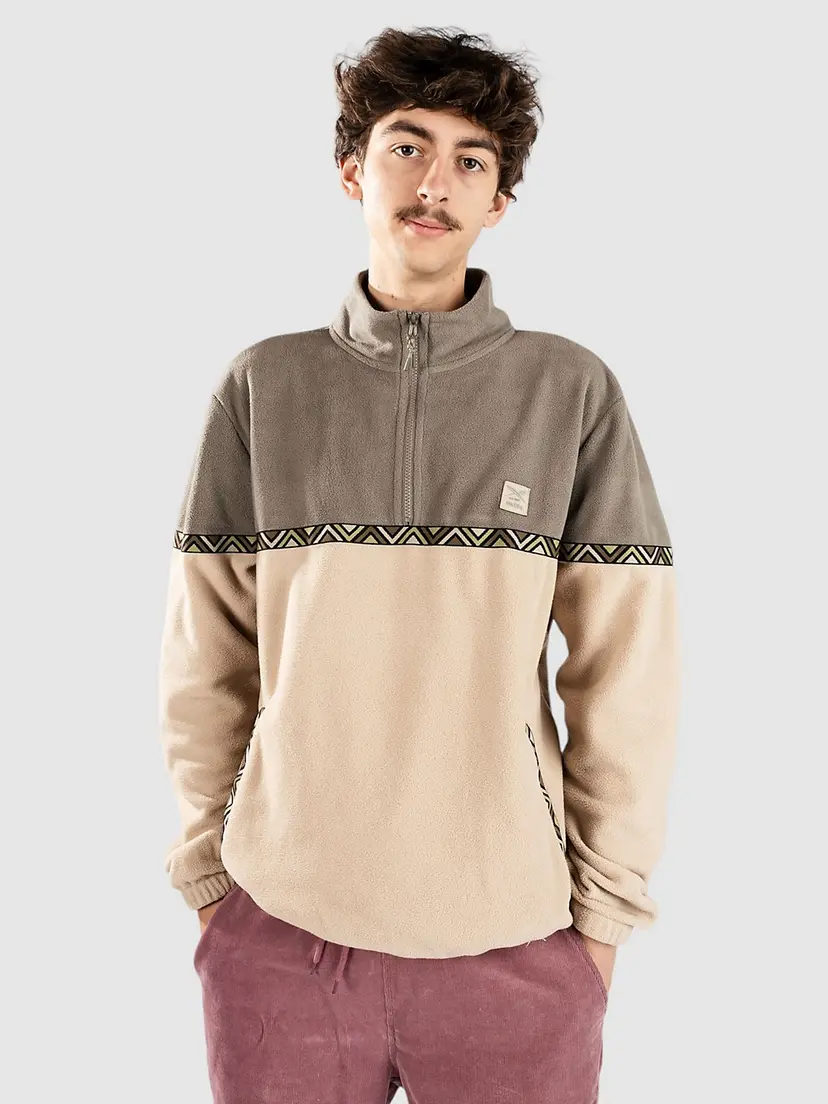 Iriedaily Iriedaily Monte Noe Troyer Half-Zip Fleecegenser