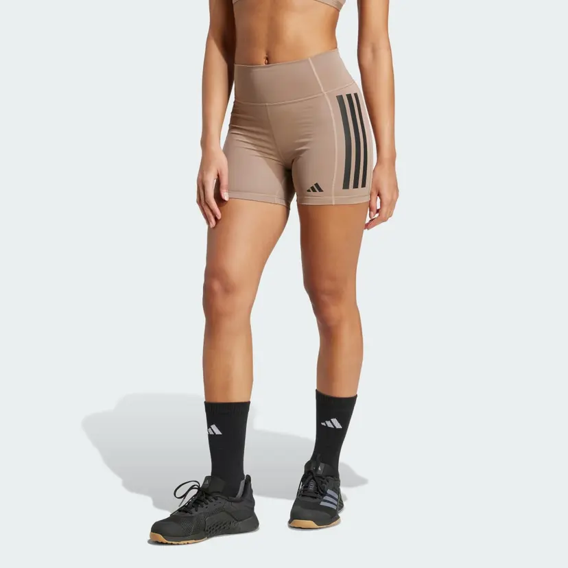 Adidas Optimé 3-Stripes 1/4 Short Tights