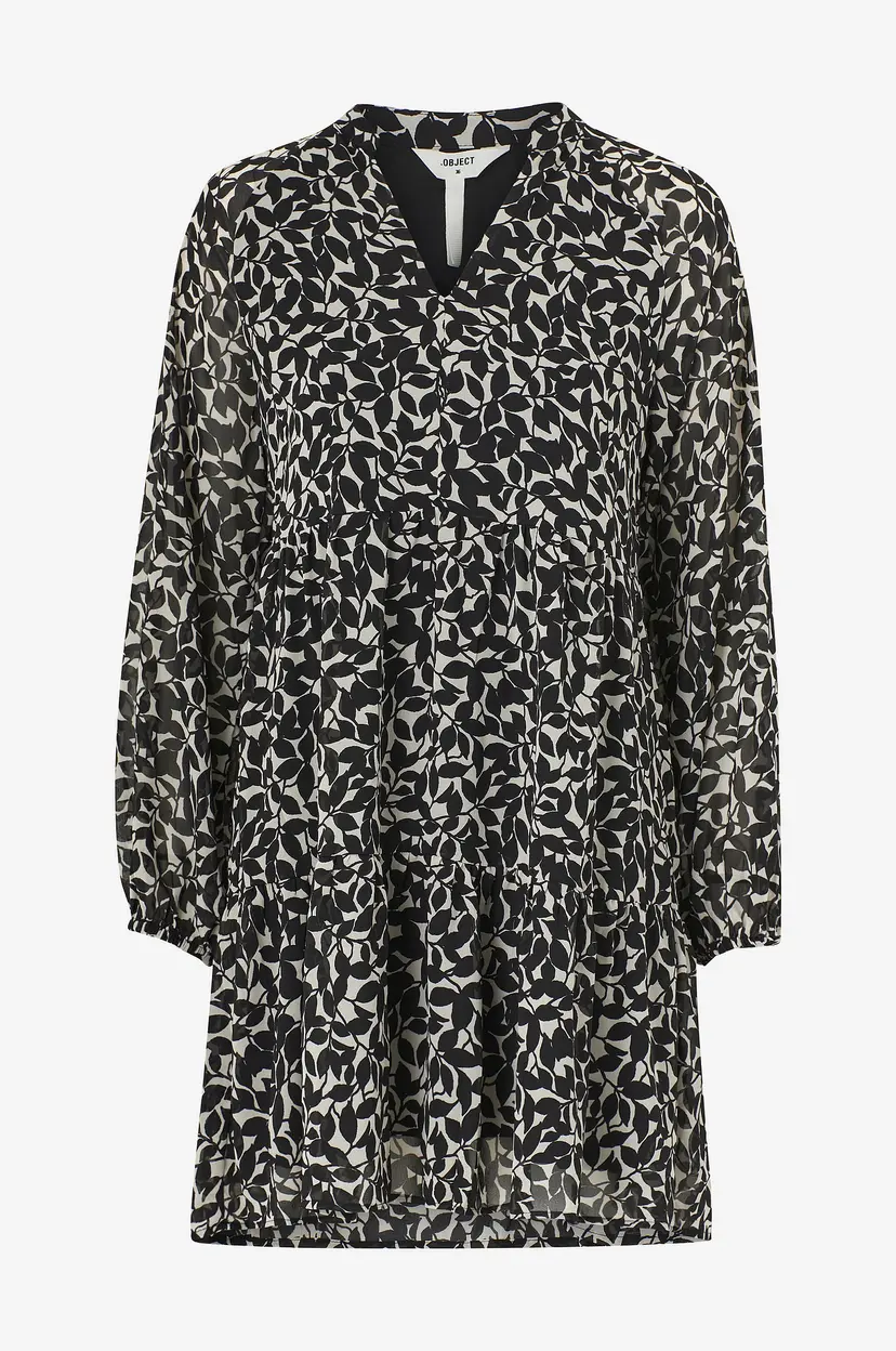 Object Collectors Item Kjole objMila Gia L/S Dress - Beige