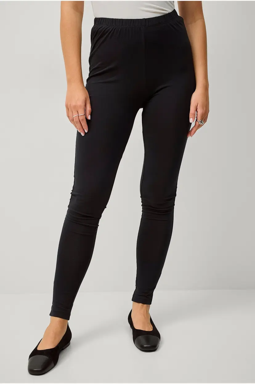 Ellos Collection Leggings med elastisk midje - Svart