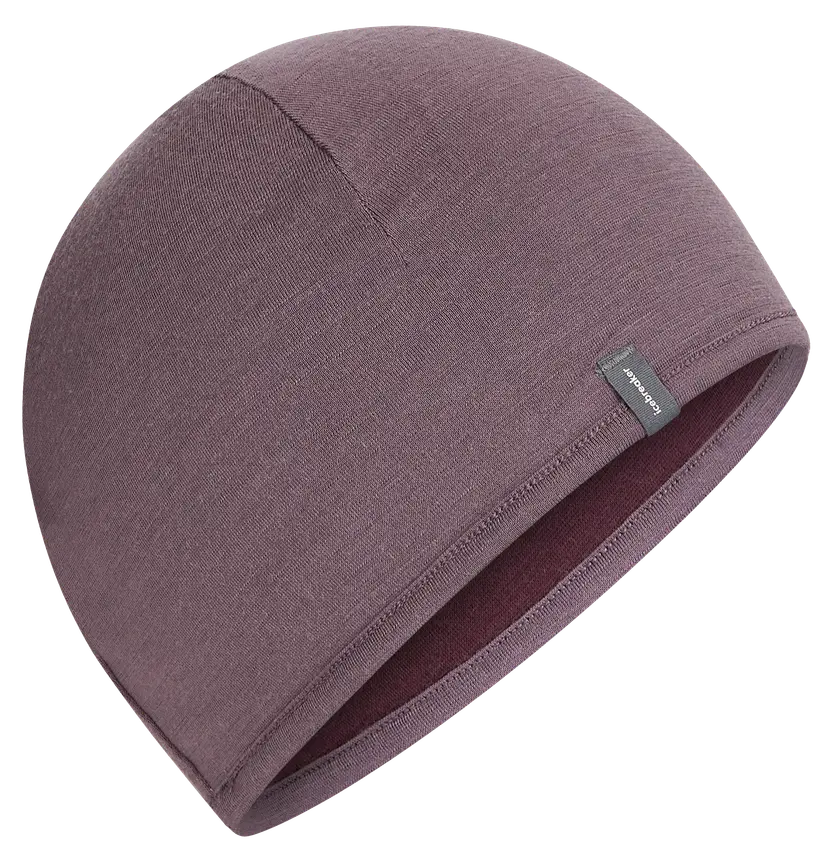 Icebreaker Icebreaker Unisex Pocket Hat Dk Berry/Grey Plum