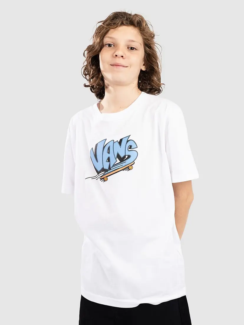 Vans Vans By Vans Sk8 Kids T-skjorte hvit