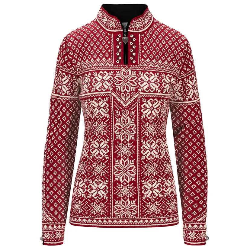 Dale of Norway Dale of Norway Women's Peace Sweater Redrose/Offwhite