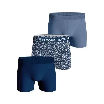 Björn Borg Björn Borg 3P Cotton Stretch Boxer 1721 Blå bomull XX-Large Herre