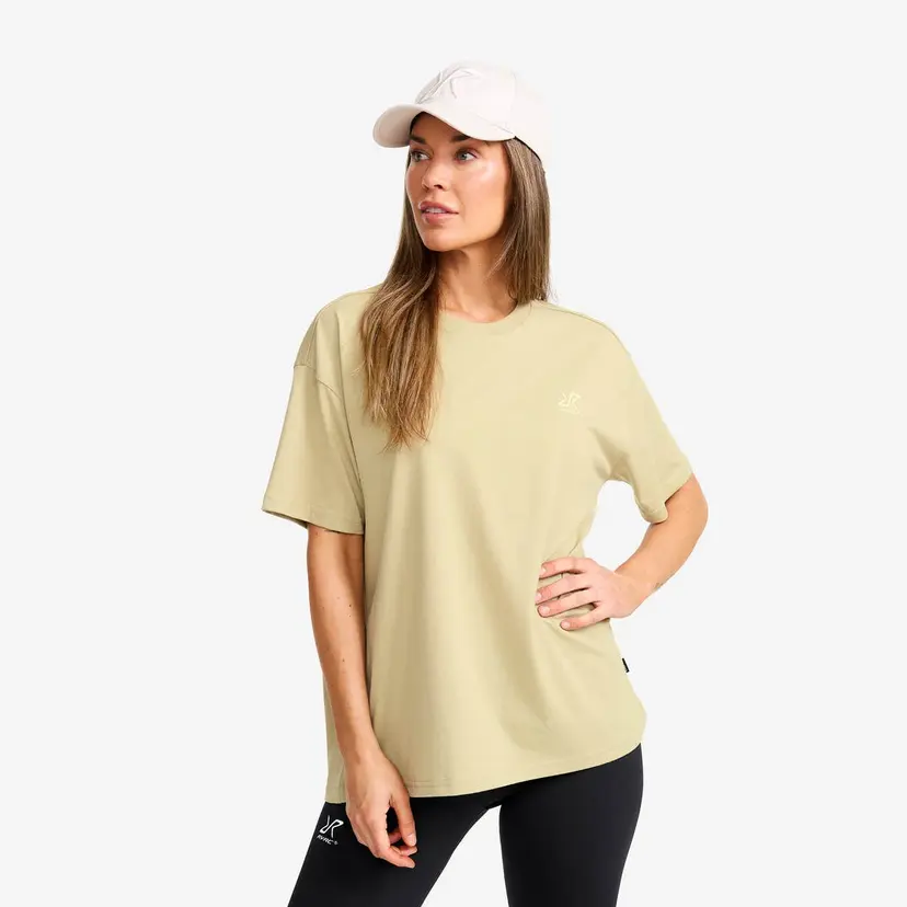 RevolutionRace Easy Relaxed T-shirt Dame Eucalyptus