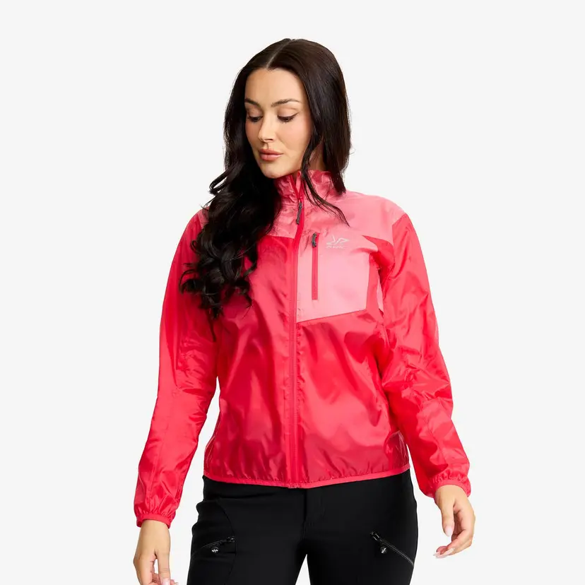 RevolutionRace Unit Light Windbreaker Dame Bubblegum/Azalea