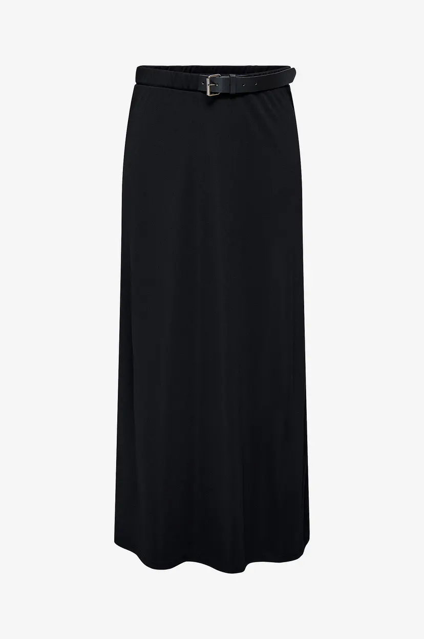 JDY Maxi skjørt jdyEbba Long Belt - Svart