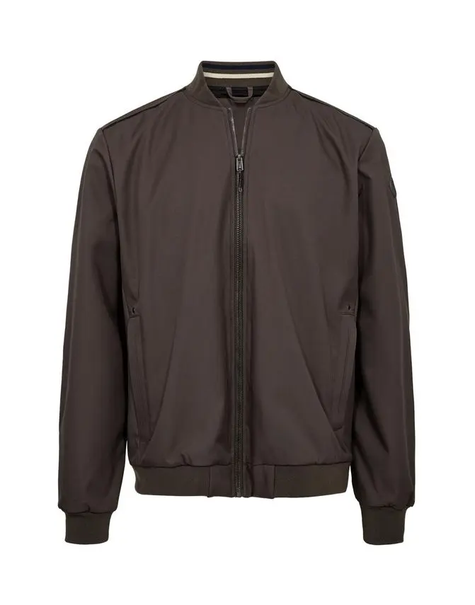 Black Blue Mens tech jacket