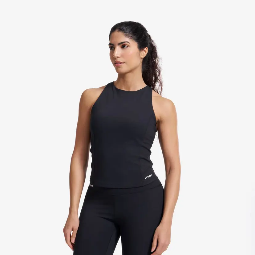 RevolutionRace Paragon Soft Built-in Bra Tank Top Dame Black