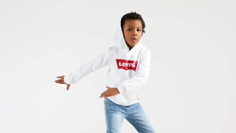 Levi's Levis Batwing Screenprint Hoodie Hvit (176 /16 år)