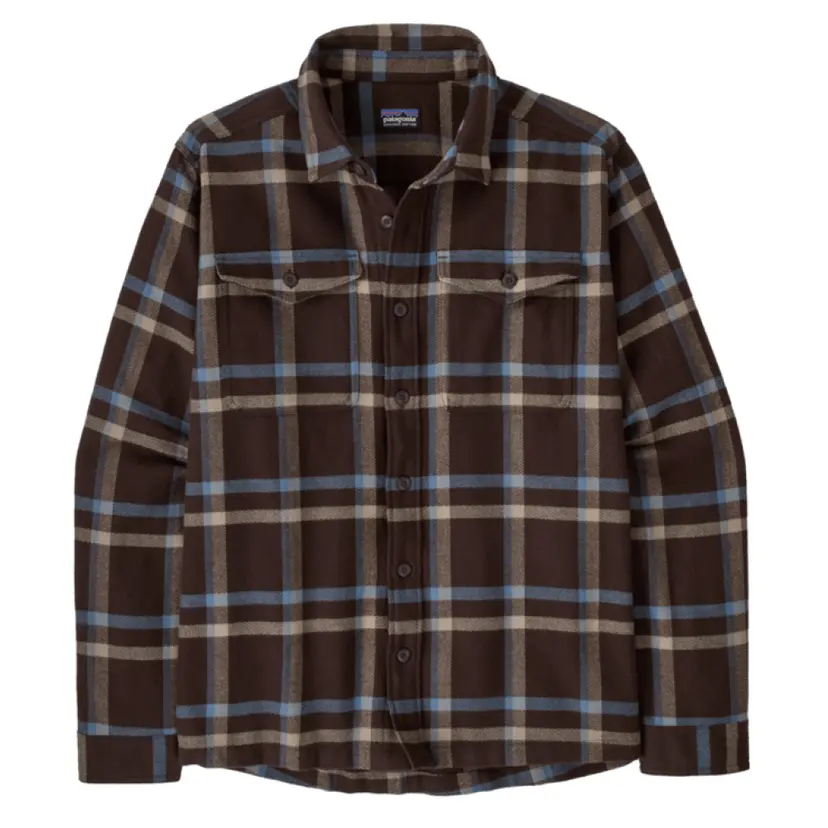 Patagonia Patagonia M's Fjord Flannel Shirt Crossing: Den Brown