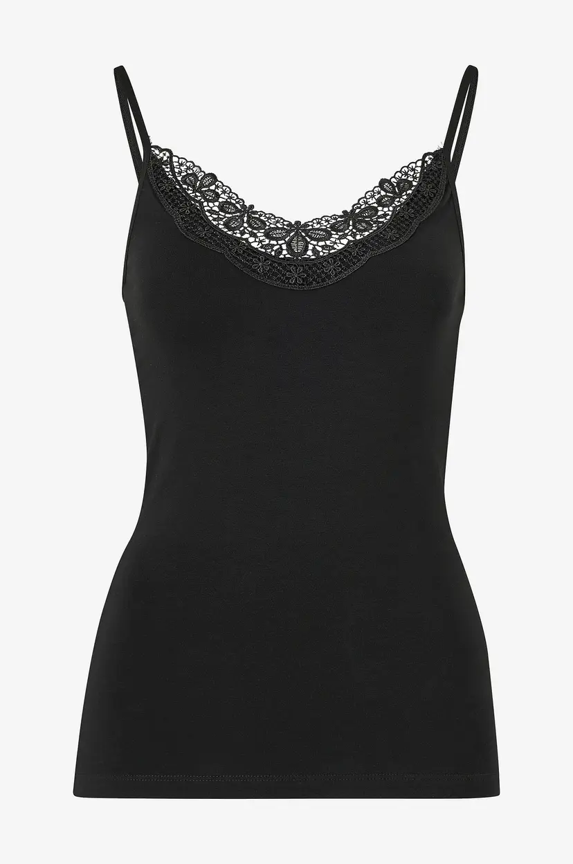 Vero Moda Singlet vmInge Lace Singlet - Svart