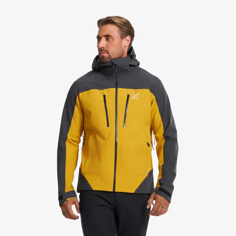 RevolutionRace Silence Proshell 3L Jacket Herre Harvest Gold/Anthracite