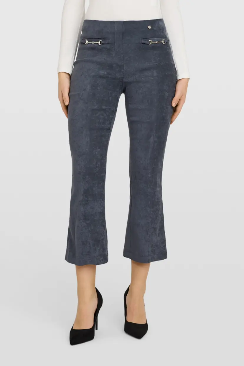ROBELL STELLA 09 TROUSERS GREY