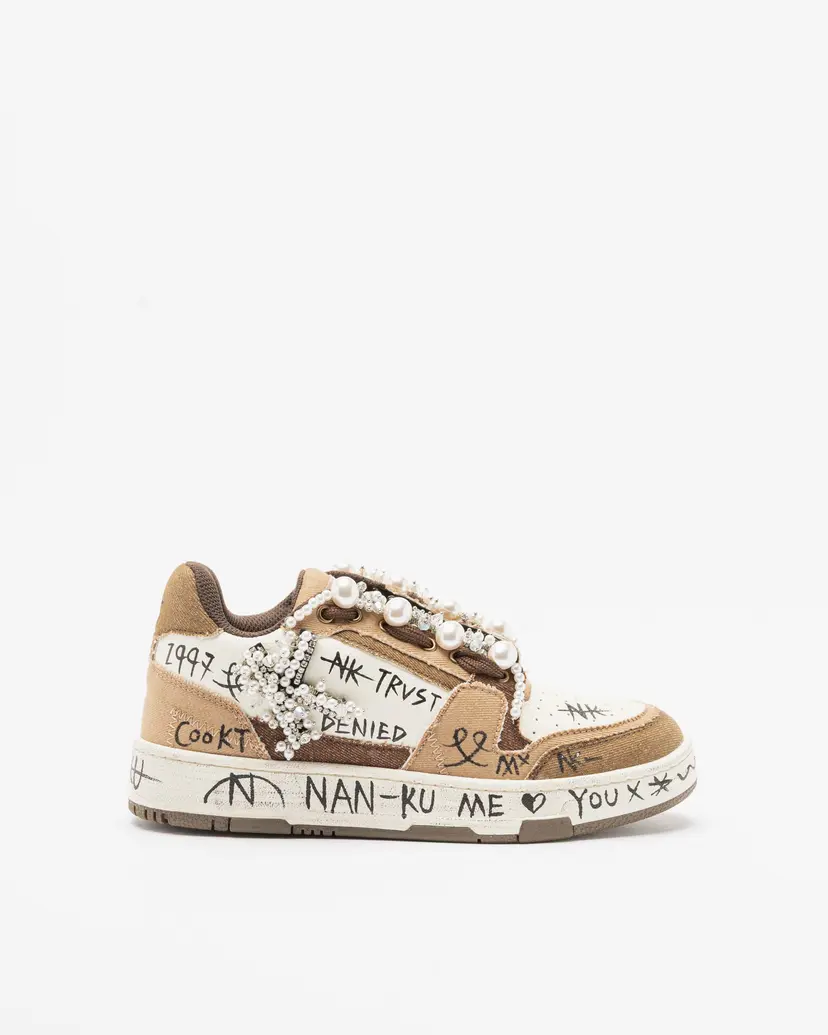 Nan-Ku Couture Nan-Ku Couture EFE-04 Camel Sneakers
