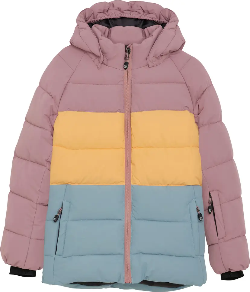 Color Kids Color Kids Kids' Ski Jacket Quilt & Colorblock Woodrose