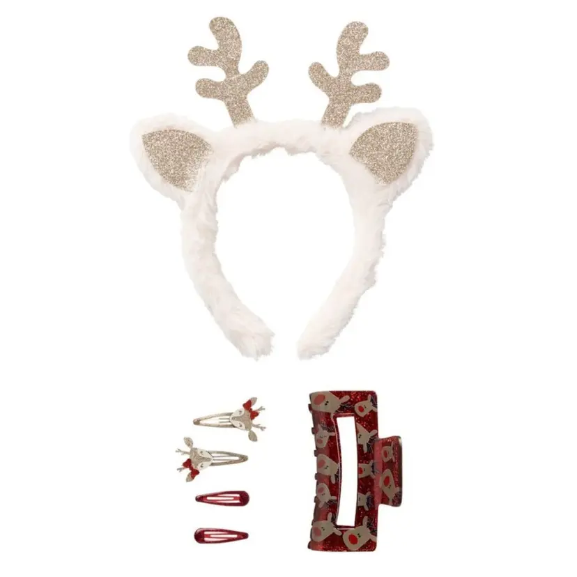 NAME IT Name It - Hårpynt Jul Multipack Jester Red Set