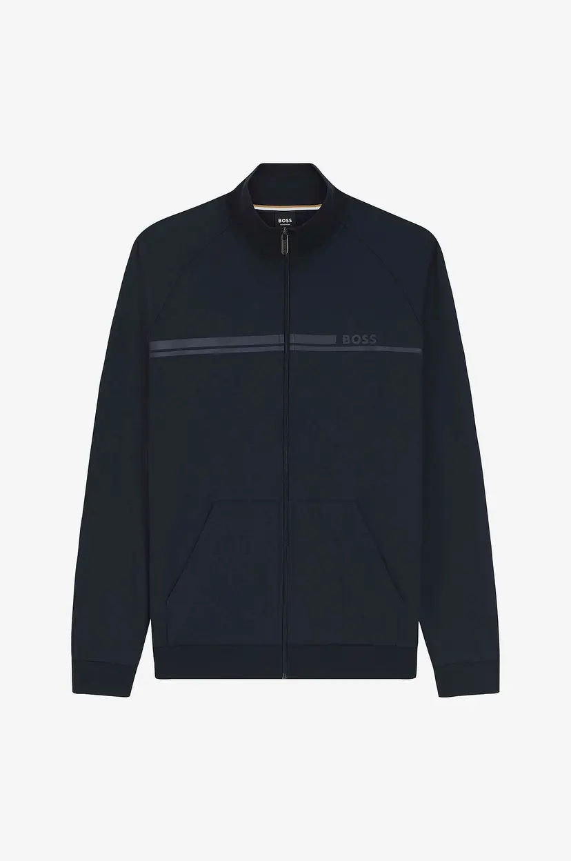 BOSS Collegegenser Authentic Jacket Z - Svart