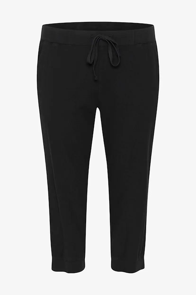 KAFFE Curve Bukse kcNana Capri Pants - Svart