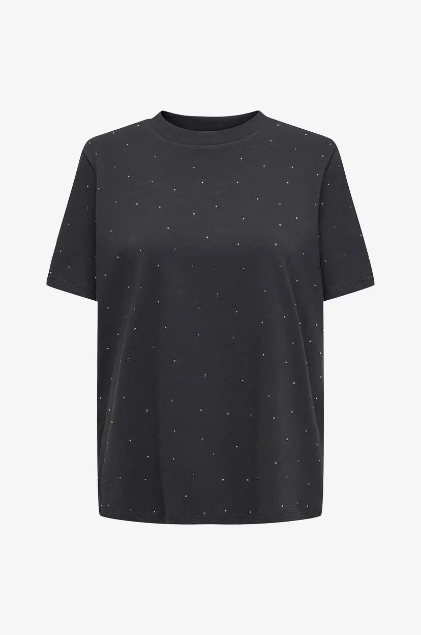 Only Carmakoma T-skjorte carMonja SS Studs Jrs Noos - Svart