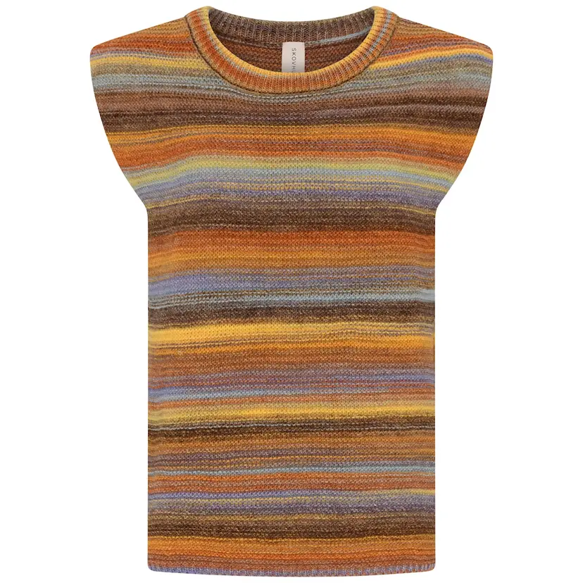 Skovhuus Skovhuus Kvinne Strikket vest Amber Yellow XL