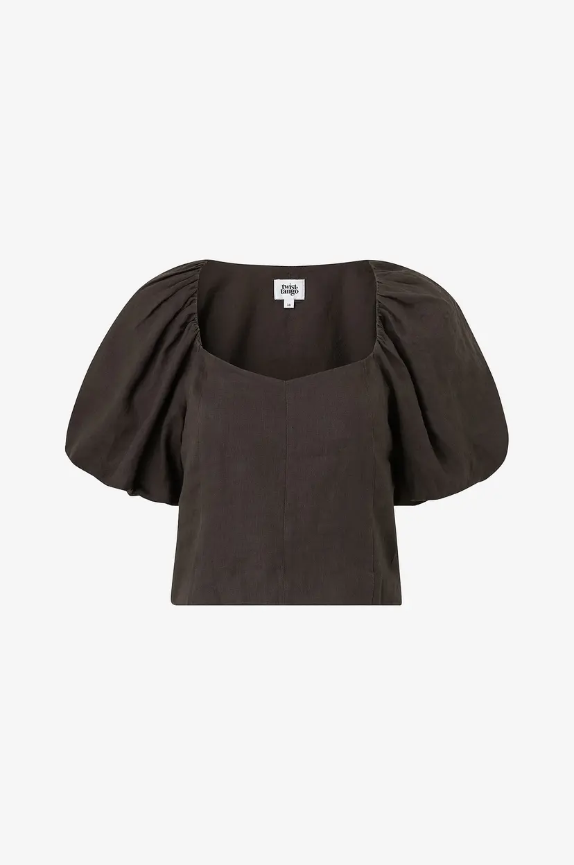 Twist & Tango Linbluse Audrina Linen - Brun