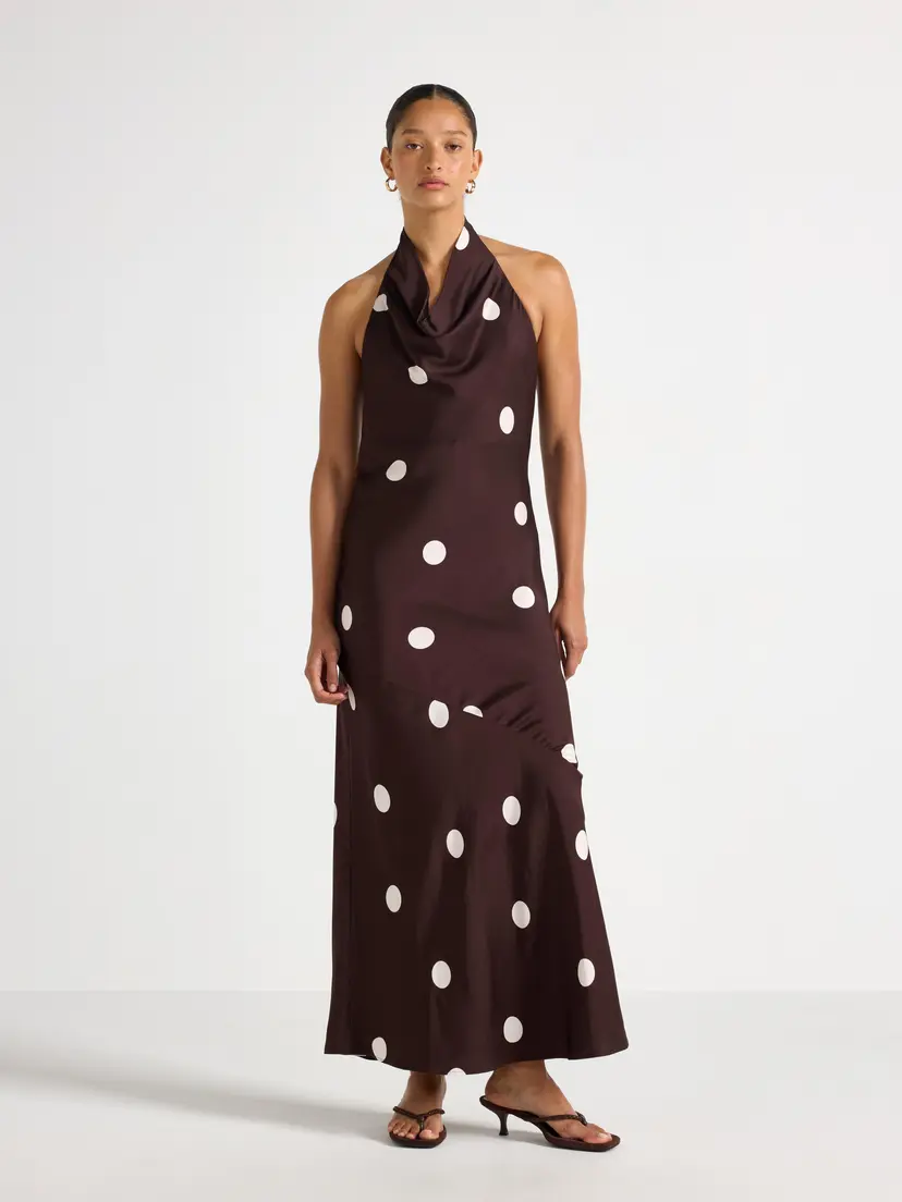 Lindex Satengkjole med halterneck