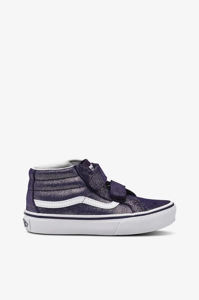 Vans Joggesko Sk8-Mid Reissue V Tinsel Suede - Lilla