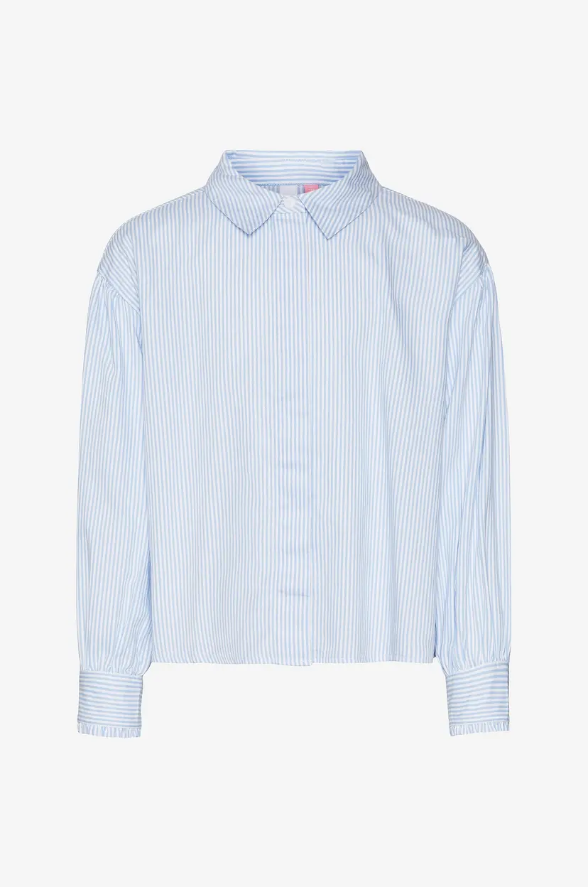 Vero Moda Girl Skjorte vmPinny LS Shirt Wvn Girl - Blå