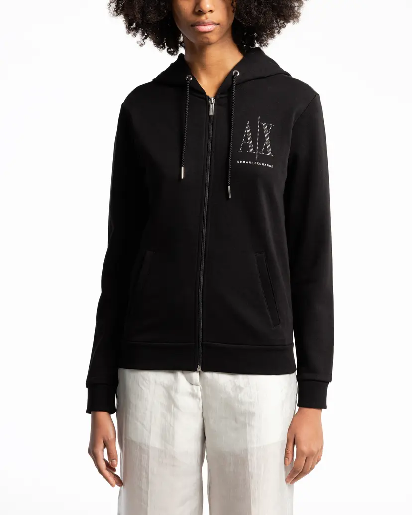 Armani Exchange Armani Exchange 8NYM21 Black Hooded jacket
