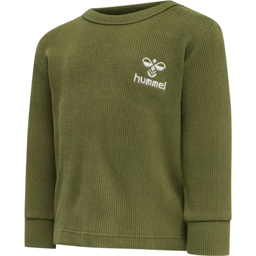 Hummel Hummel Sami T-Shirt L/S Capulet Olive (74 / 9 mnd)