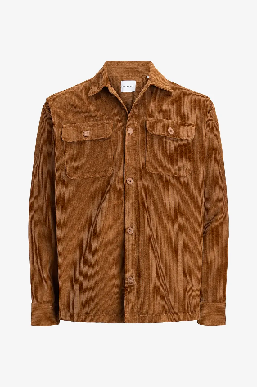 Jack & Jones Overtreksskjorte Jjeregent Cord Overshirt Ls Sn - Brun