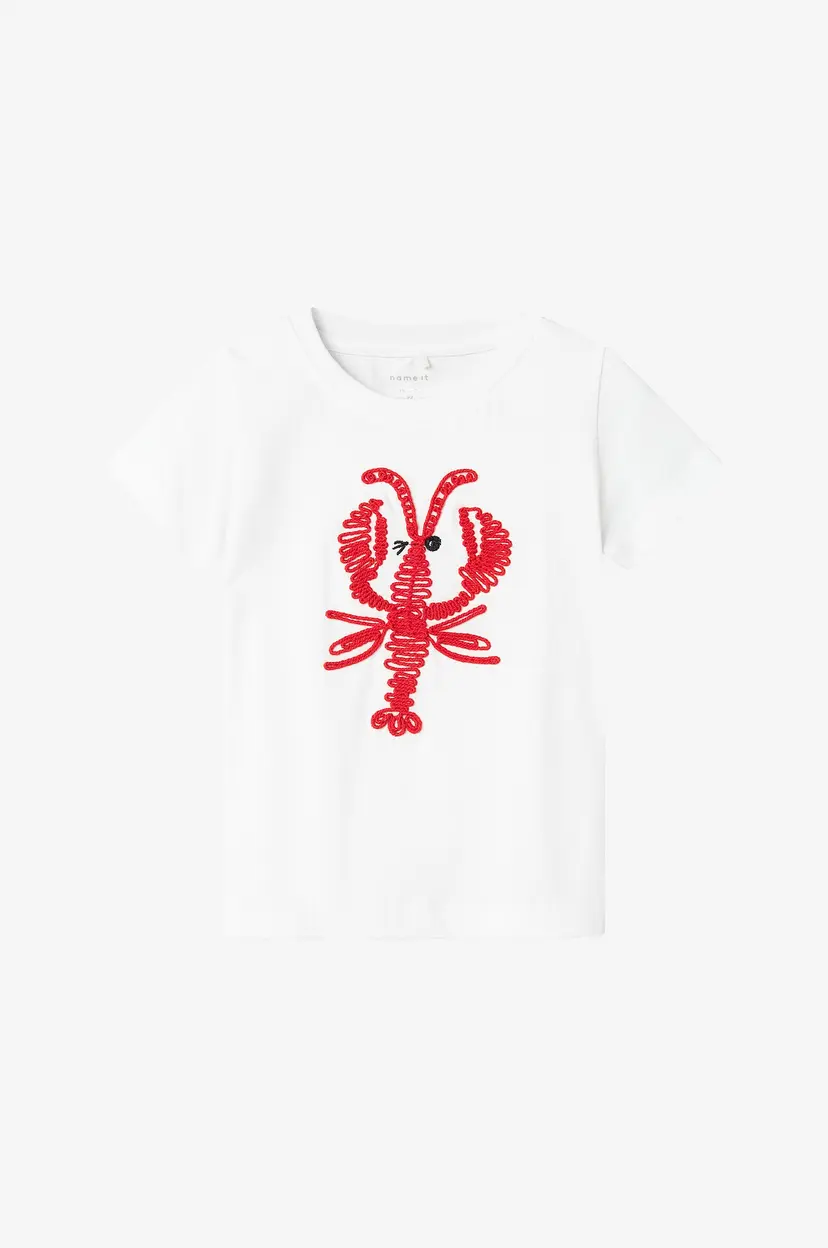 NAME IT T-skjorte Nmmfritz Nreg SS Top - Hvit