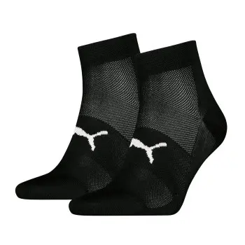 Puma Puma Strømper 2P Sport Light Quarter Socks Svart Str 35/38