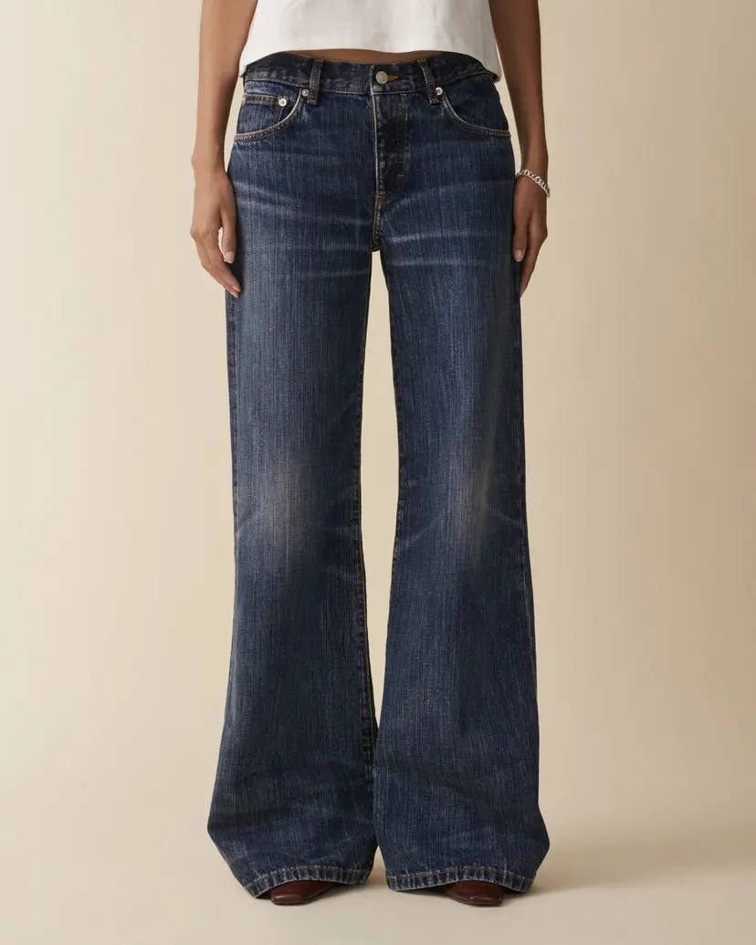 Jeanerica Kyoto Dark Blue Righe - L32W27