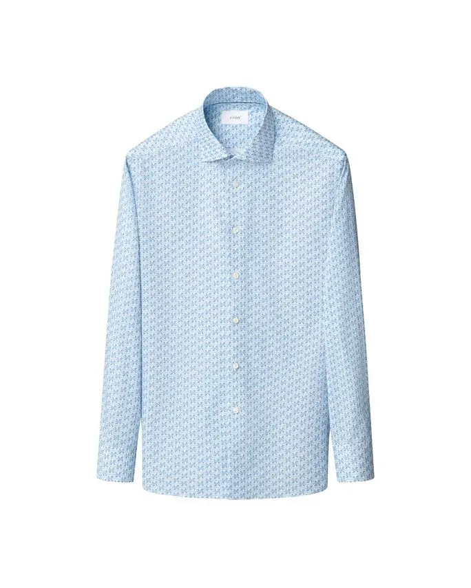 ETON Floral Signature Poplin Shirt