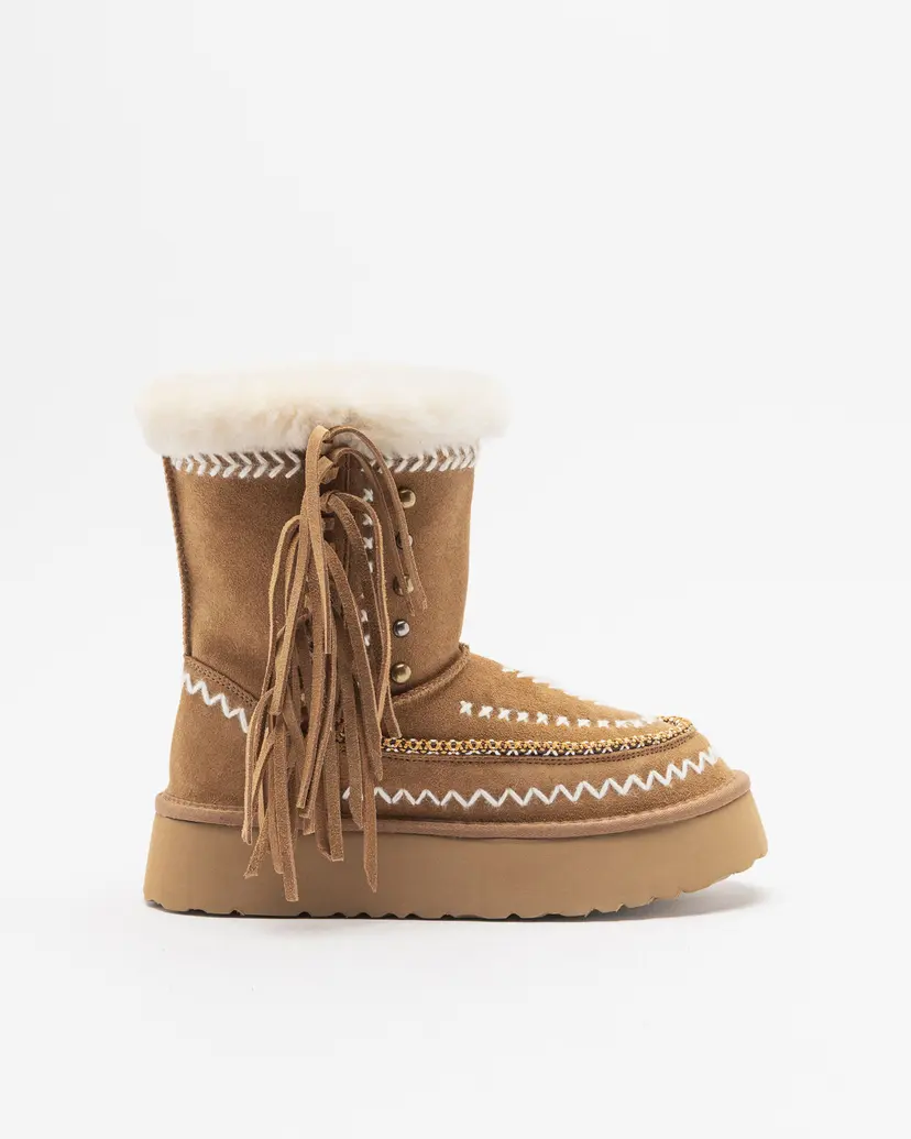 Nan-Ku Couture Nan-Ku Couture DFH-17C Camel Boots