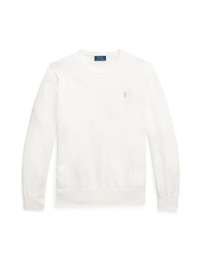 Ralph Lauren Slim Fit Textured Cotton Sweater