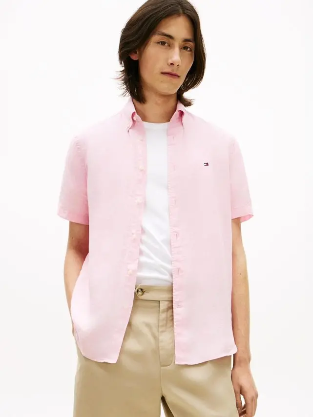 Tommy Hilfiger PIGMENT DYED LINEN RF SHIRT S/S