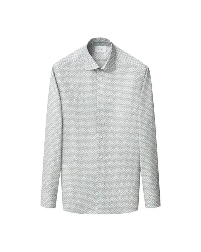 ETON Motif Signature Twill Shirt